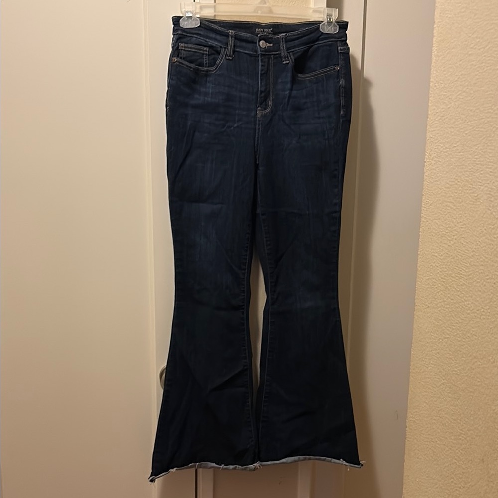 Dark Blue Women's Flare Jeans